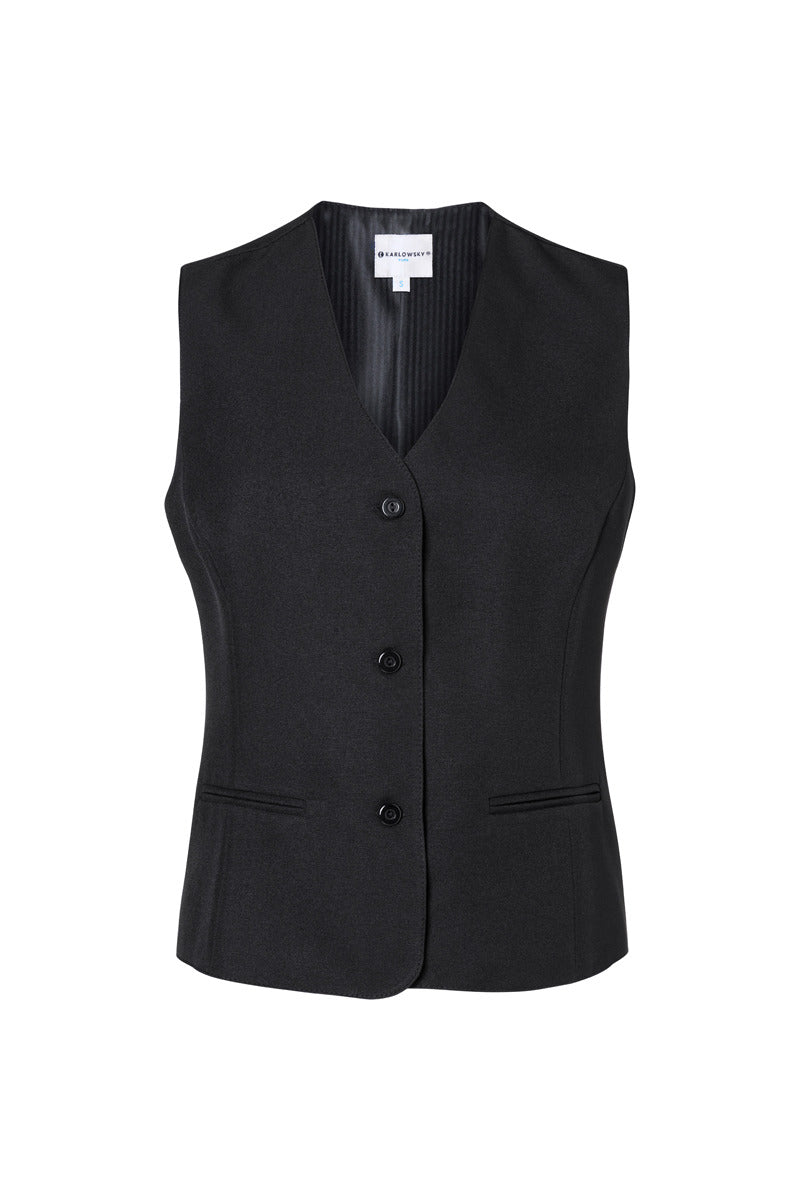 Karlowsky BWF 1 Ladie Waistcoa - Black