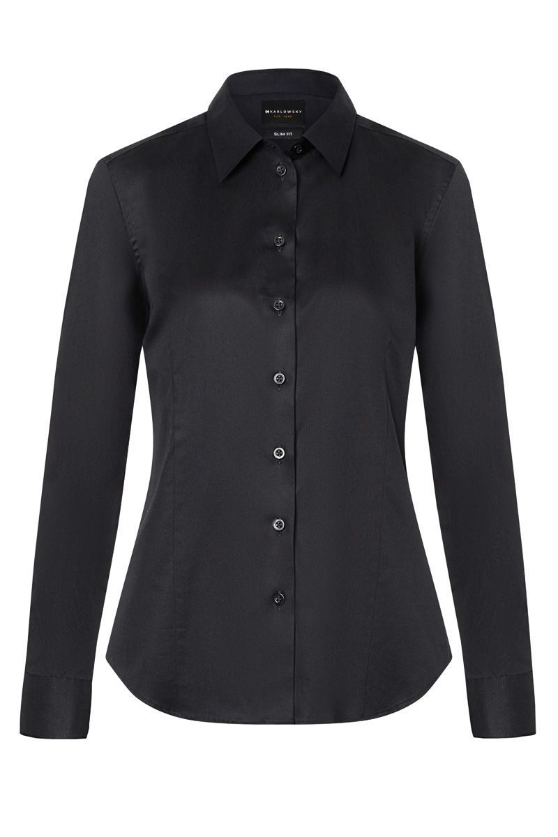 Karlowsky BF 11 Long sleeve Bl - Black