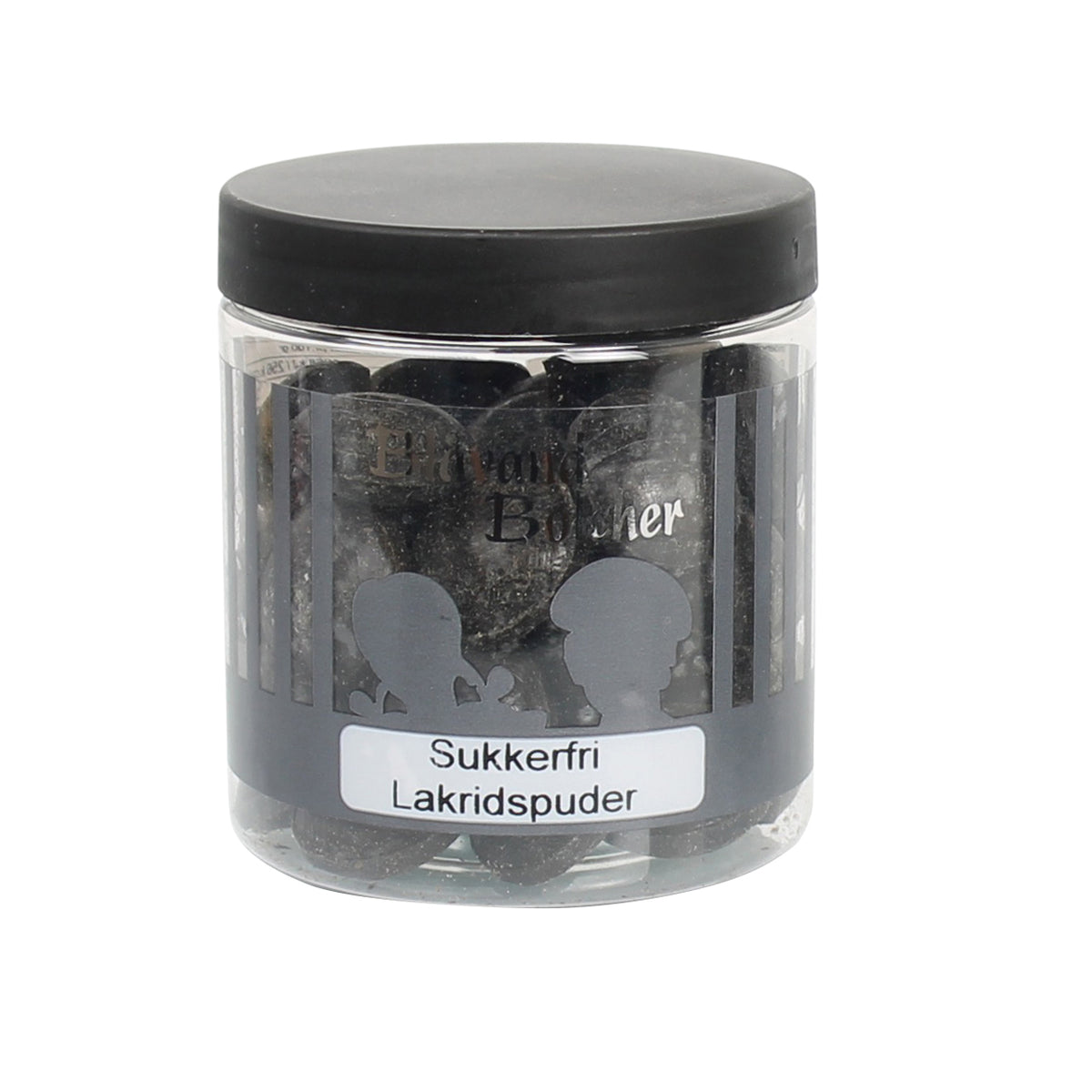 Dåse - 170 gr. Sukkerfri Lakridspuder