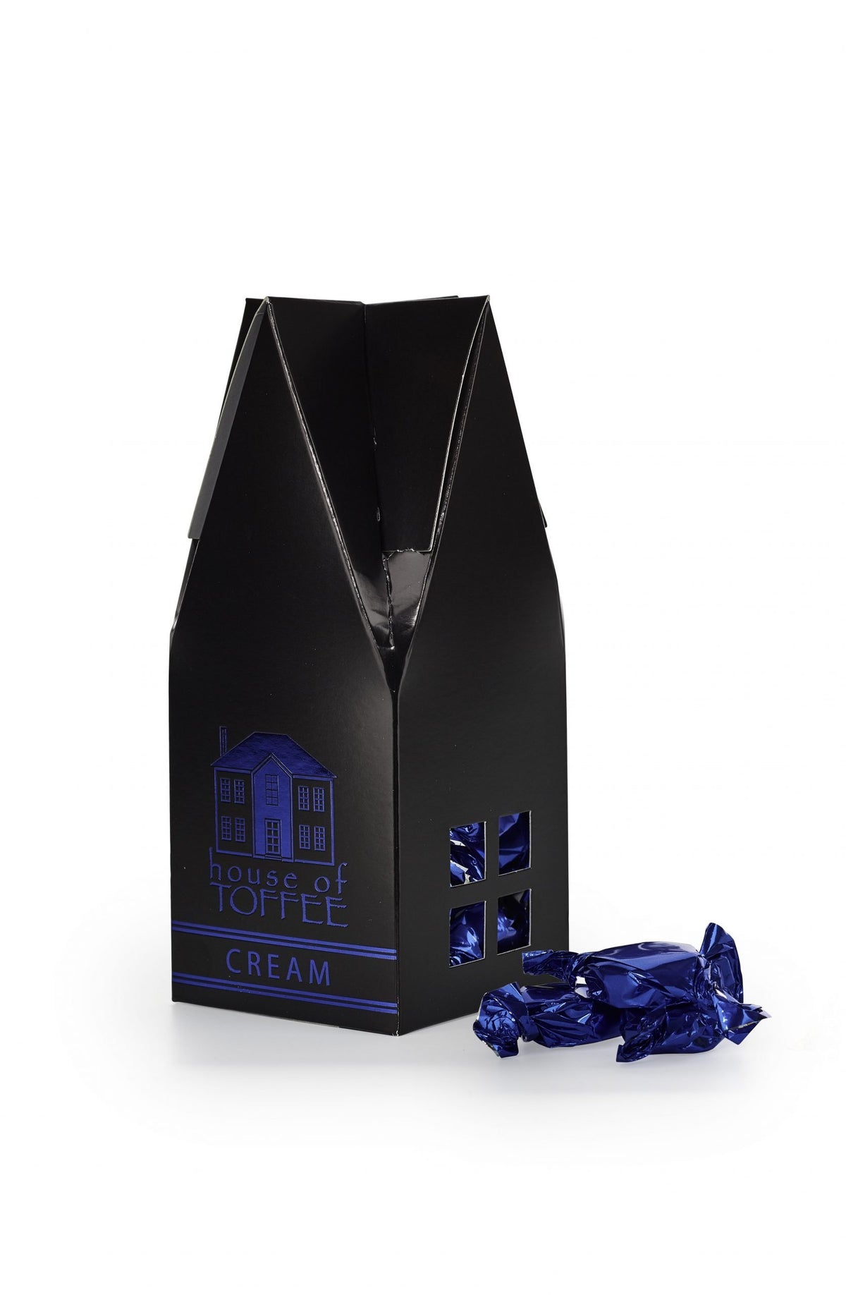 House of toffee, Blå karameller, (Cream), 100 g.