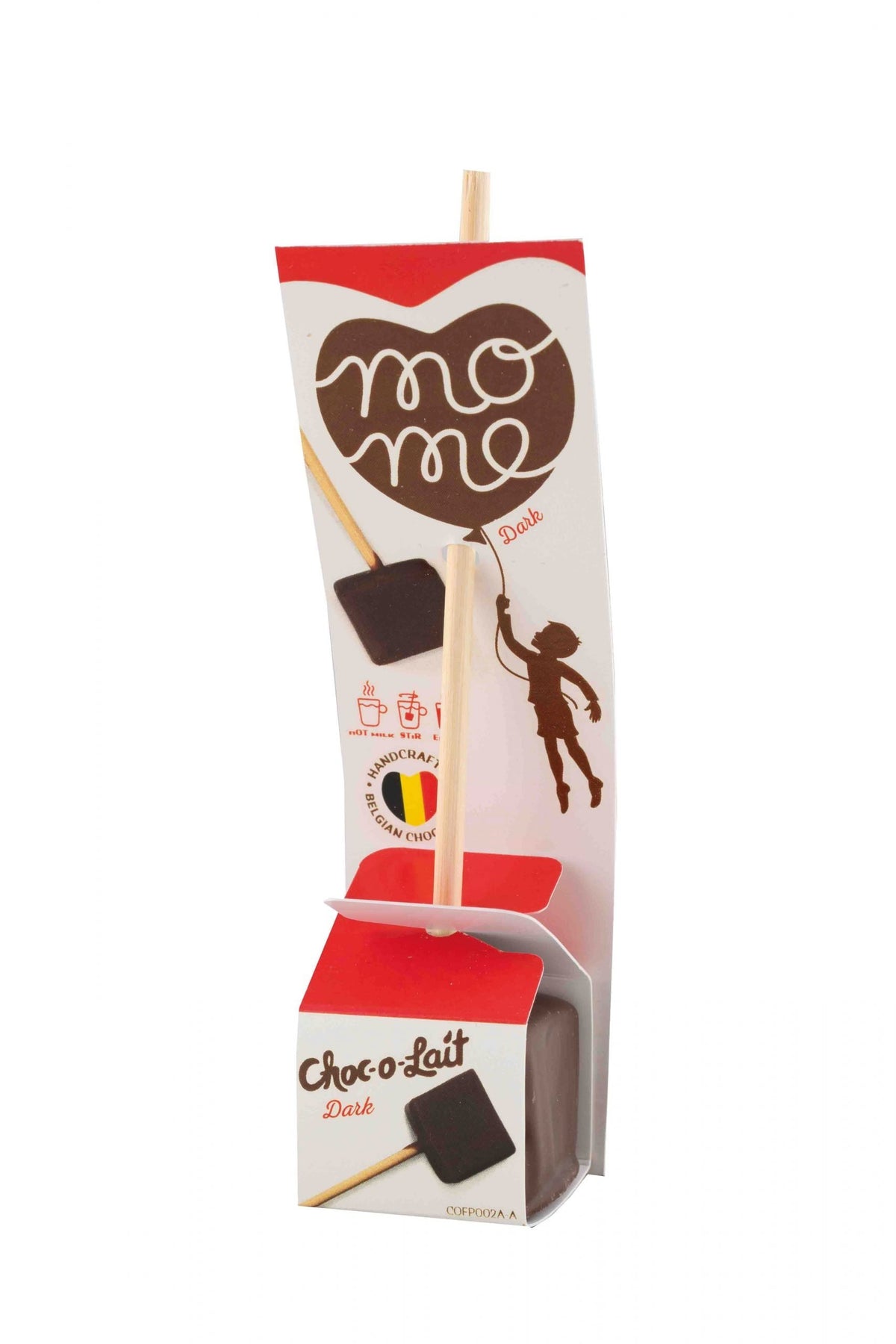 Rørepinde til varm mælk, Mørk chokolade, 33 g.