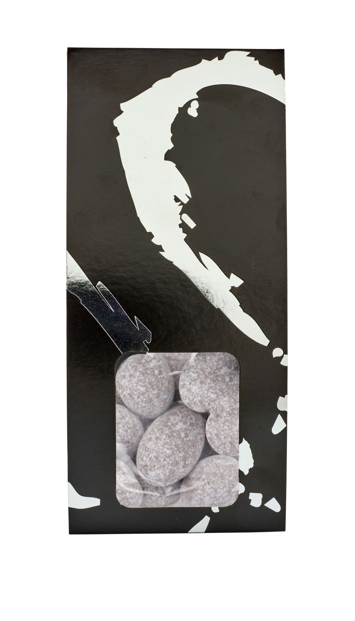Silverheart sølv/sort hanger, Snemandler m/chokolade, 90 g.
