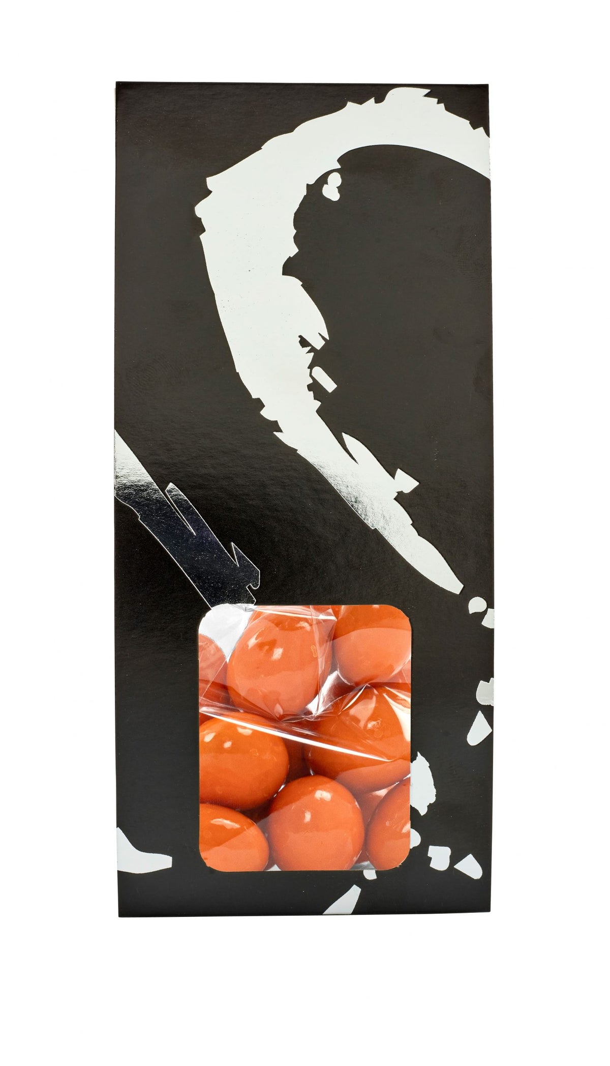 Silverheart sølv/sort hanger, Mandler m/appelsin chokolade, 90 g.