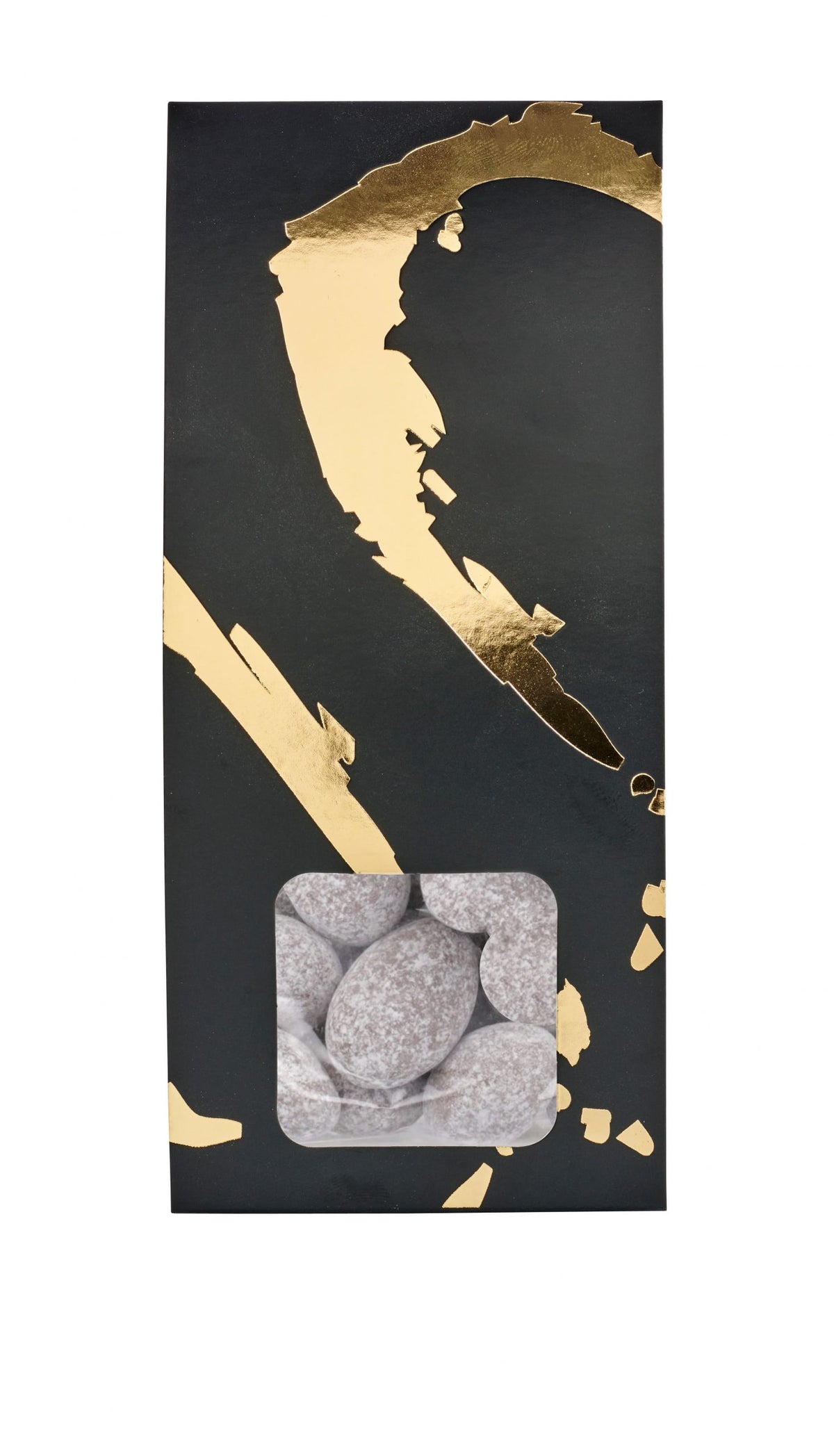 Silverheart hanger guld/sort, Snemandler m/chokolade, 90 g.