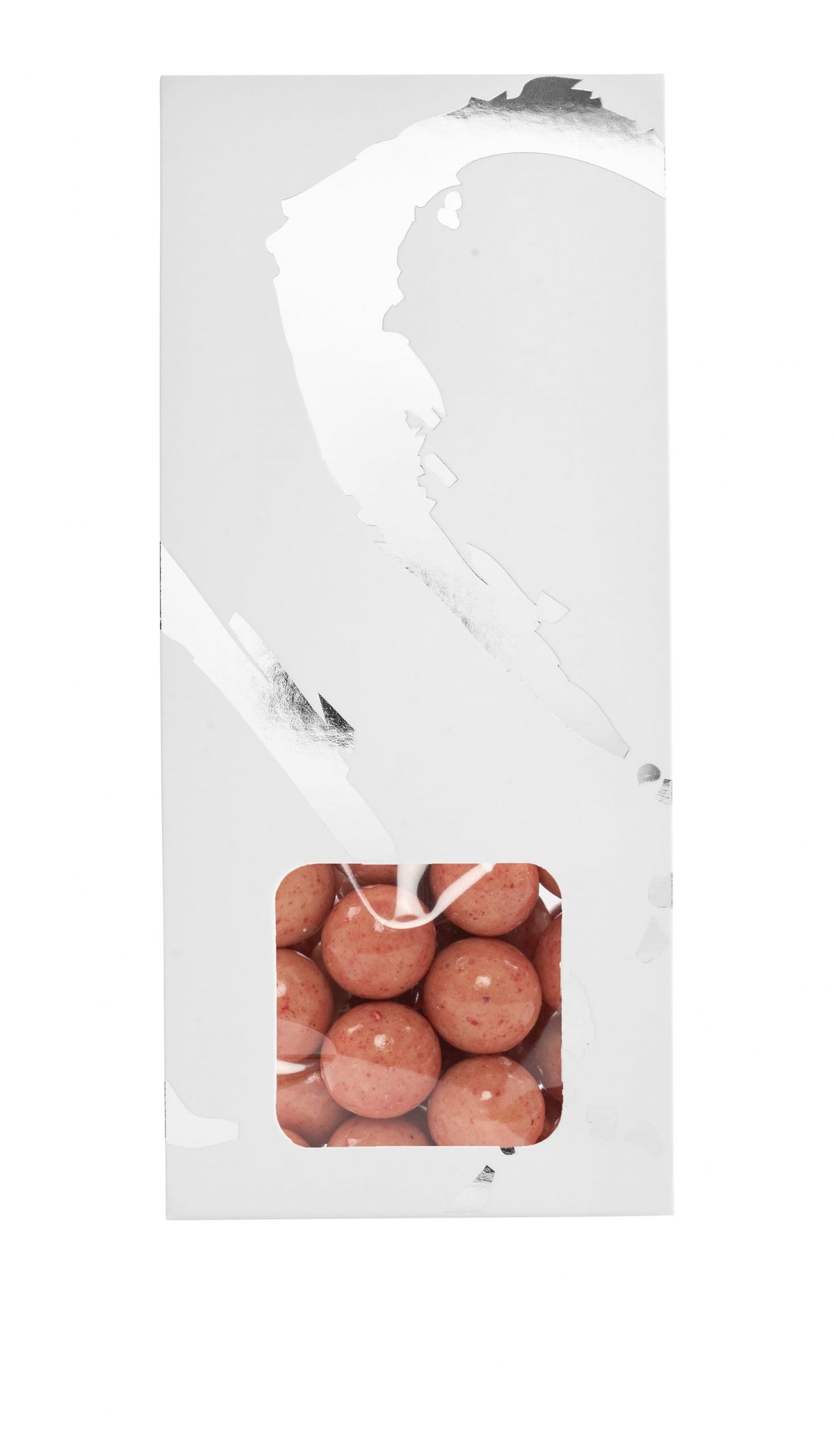 Silverheart hanger sølv/hvid, Lakridskugler m/sød lakrids, hvid chokolade & hindbær, 90 g.