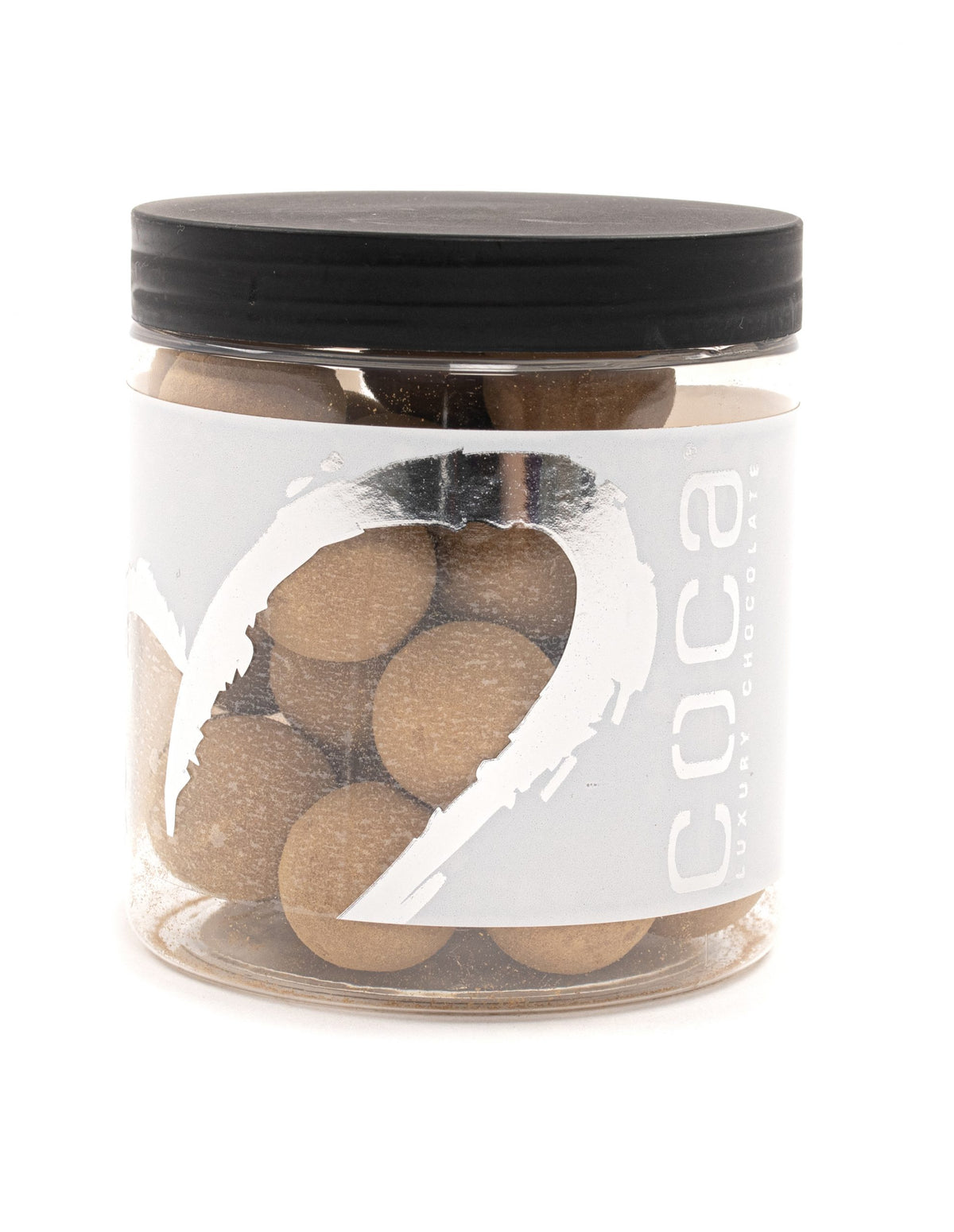 Silverheart dåse sølv/hvid, Lakridskugler m/ sød lakrids, hvid chokolade & lakridspulver, 150 g.