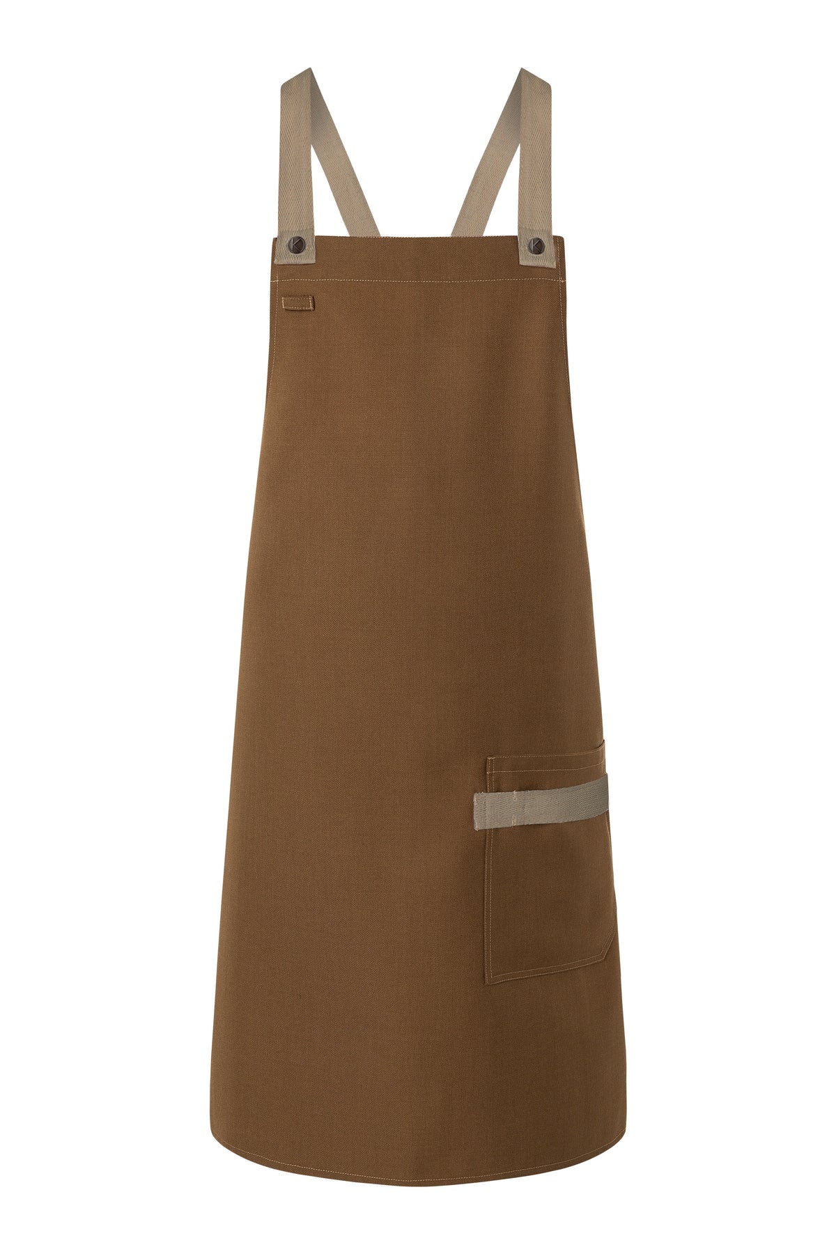 Karlowsky LS 38 Bib Apron - Cinnamon