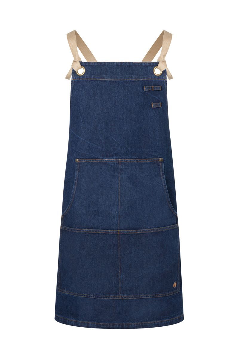 Karlowsky LS 41 Bib apron deni - Denim