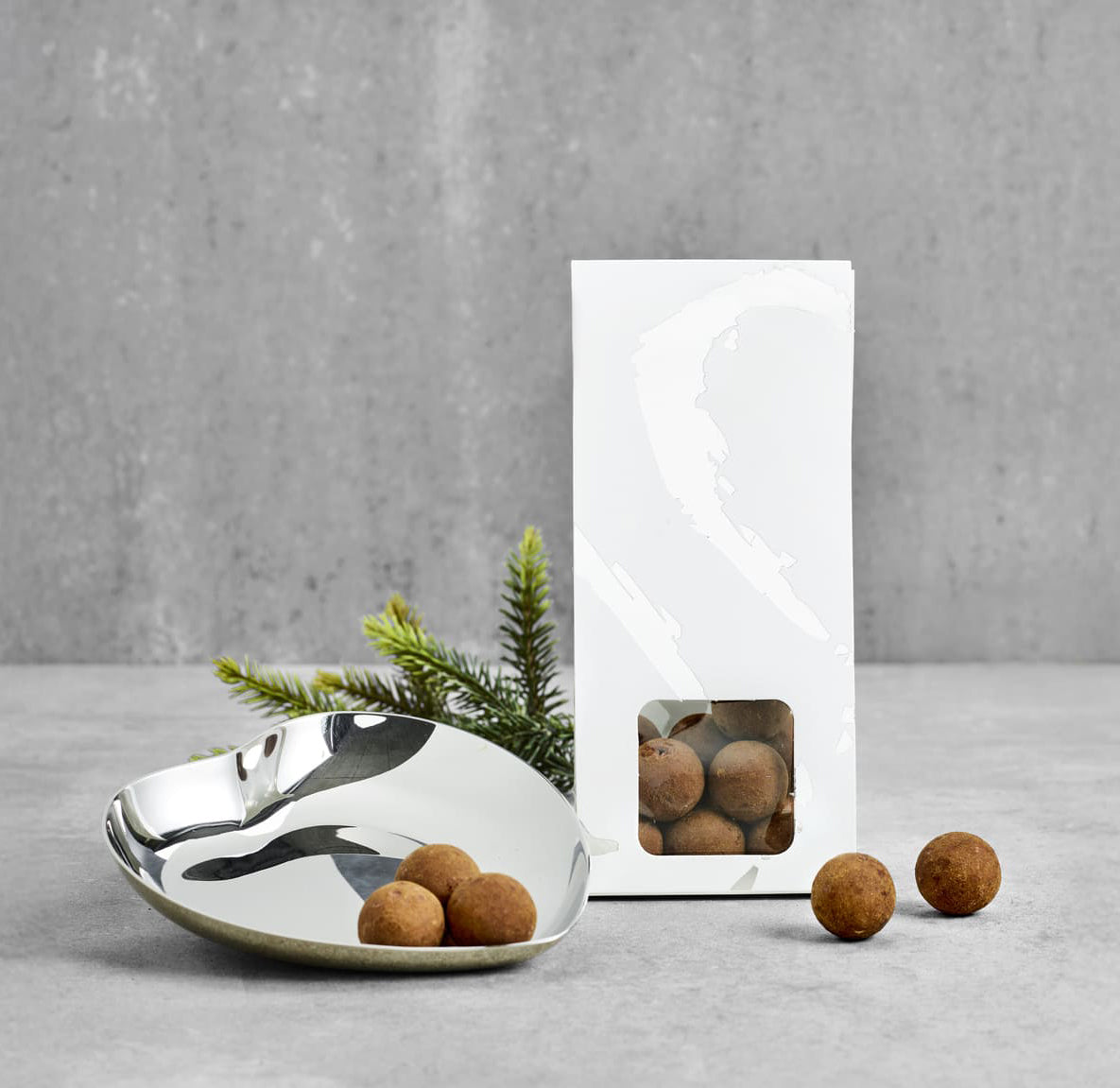 Georg Jensen Hjerte Fad m. chokolade
