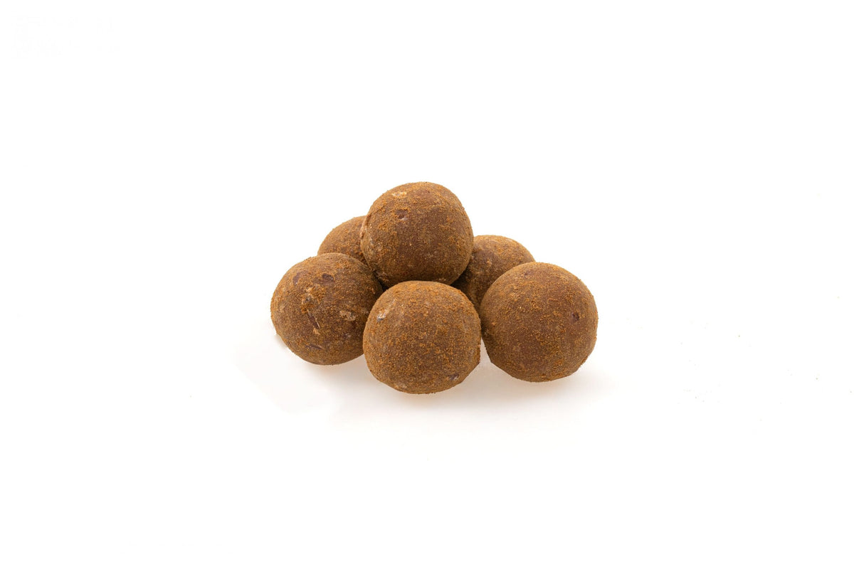 Bulk, Dansk Lakridskugle m/ Mælke chokolade & lakridspulver, 1000 g. (6,5 g. pr. stk.)