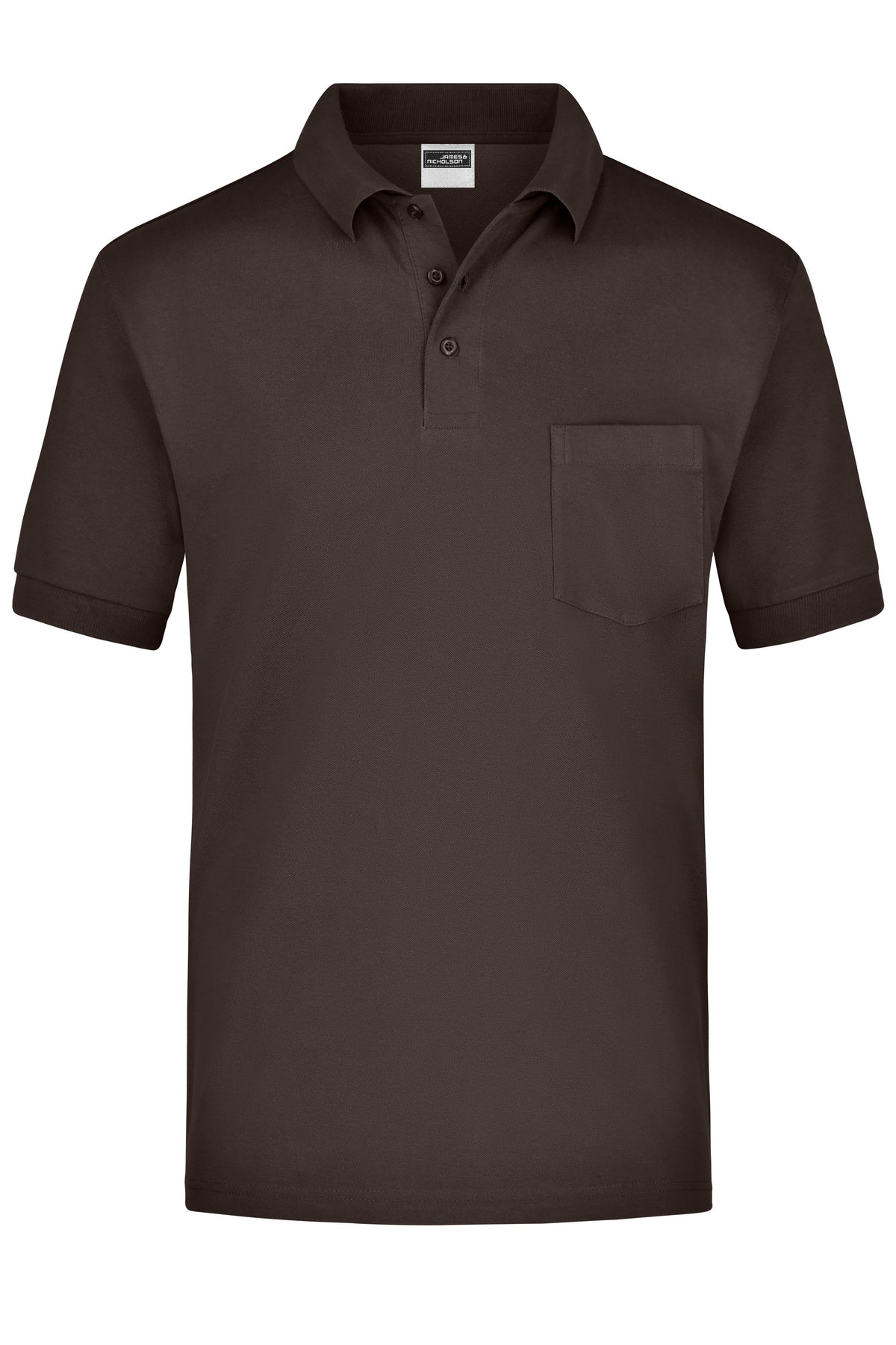 Polo Piqué Pocket - Brown