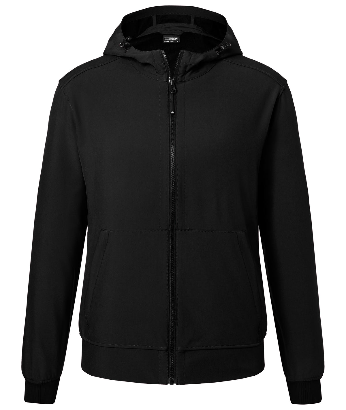 Men´s Hooded Softshell Jacket - Black/Black