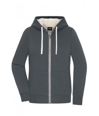 Ladies Doubleface Jacket - Graphite/Nature
