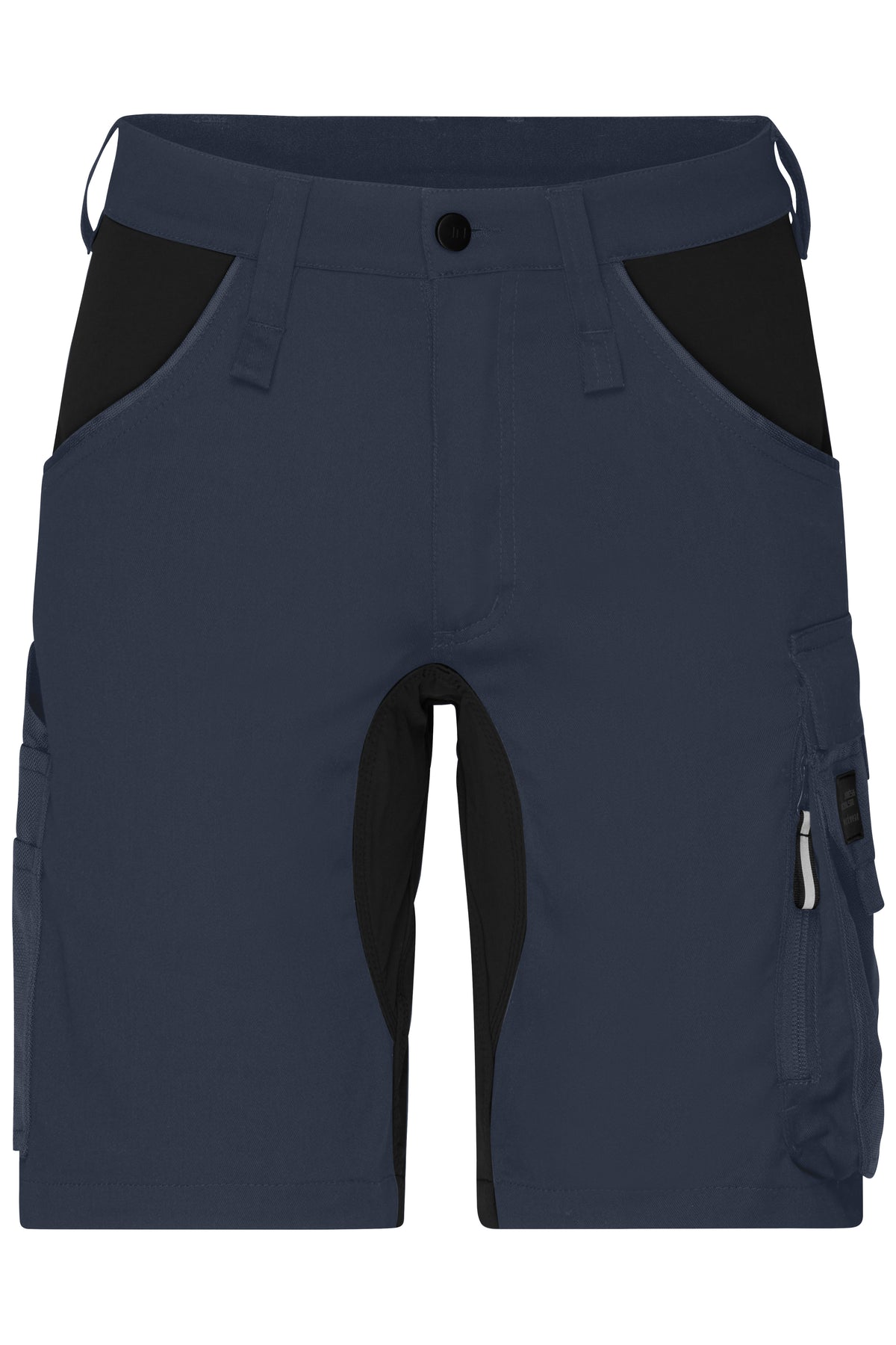 Workwear Stretch-Bermuda Slim - Carbon/Black