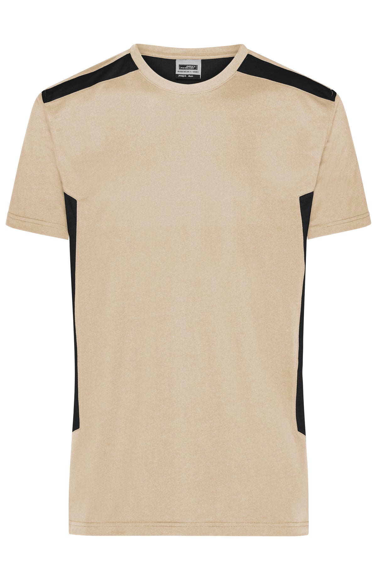 Men´s Workwear T-shirt - Stone/Black
