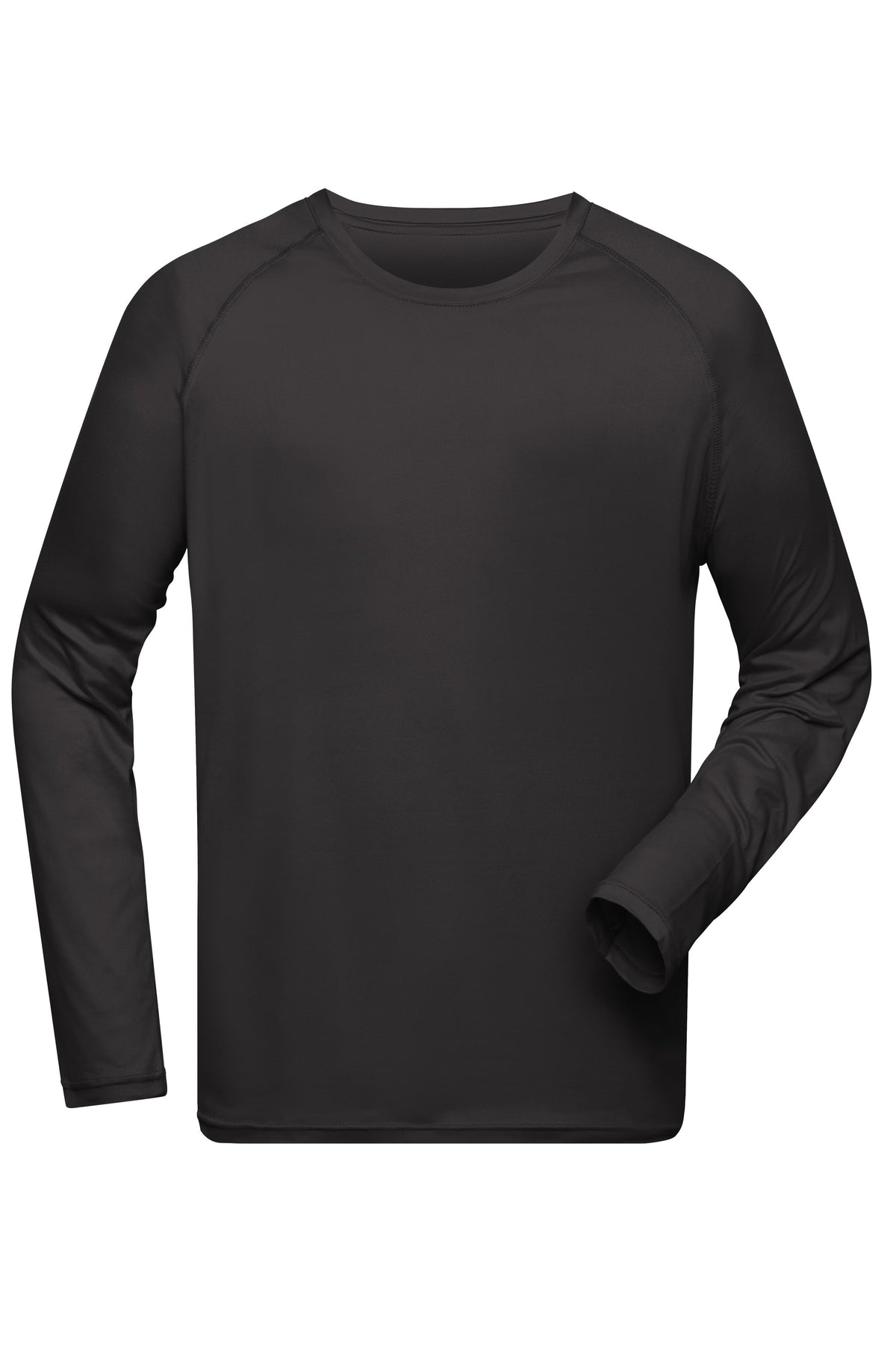 Men´s Sports Shirt Longsleeve - Black