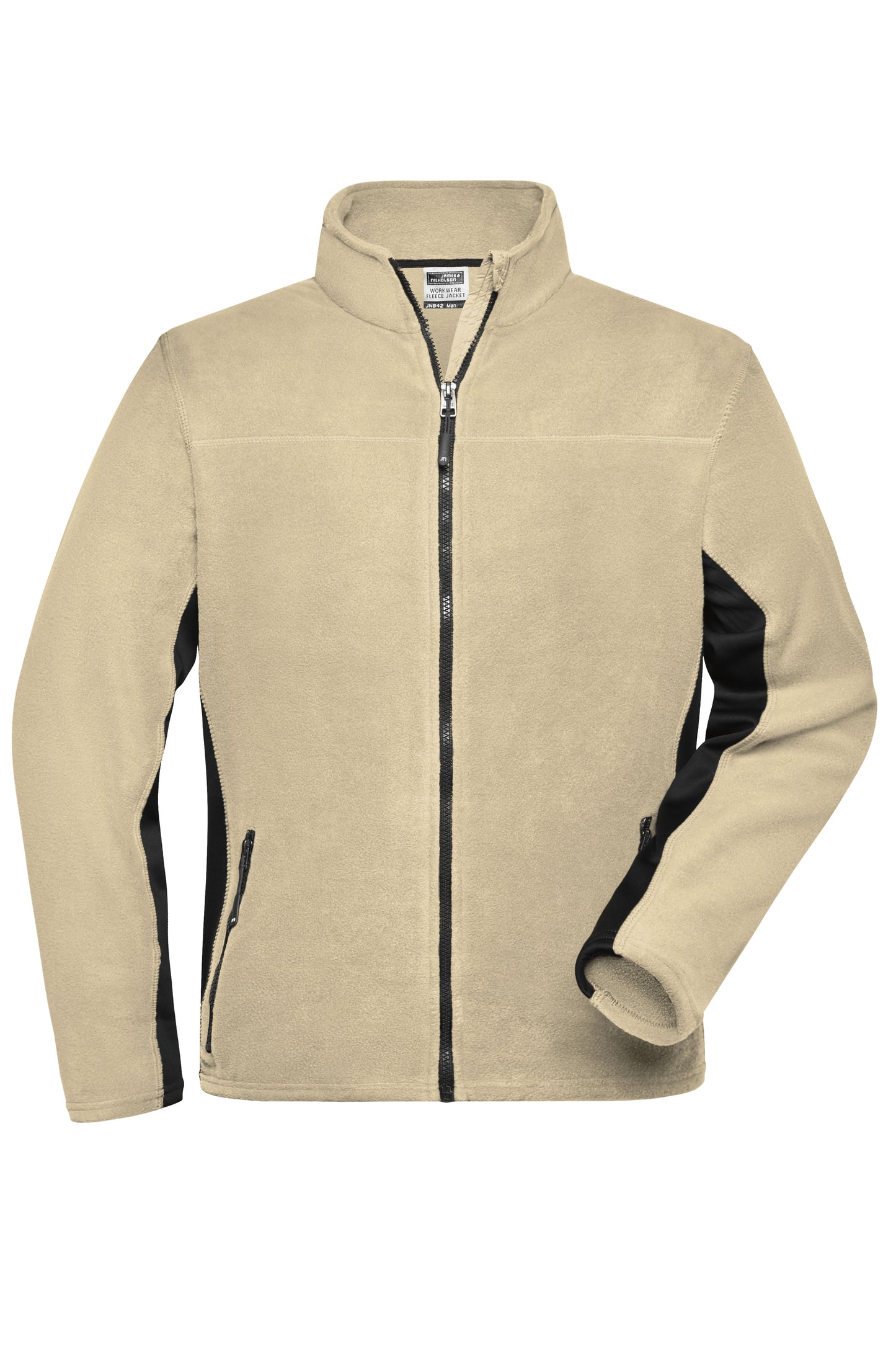 Men´s Workwear Fleece Jacket - Stone/Black