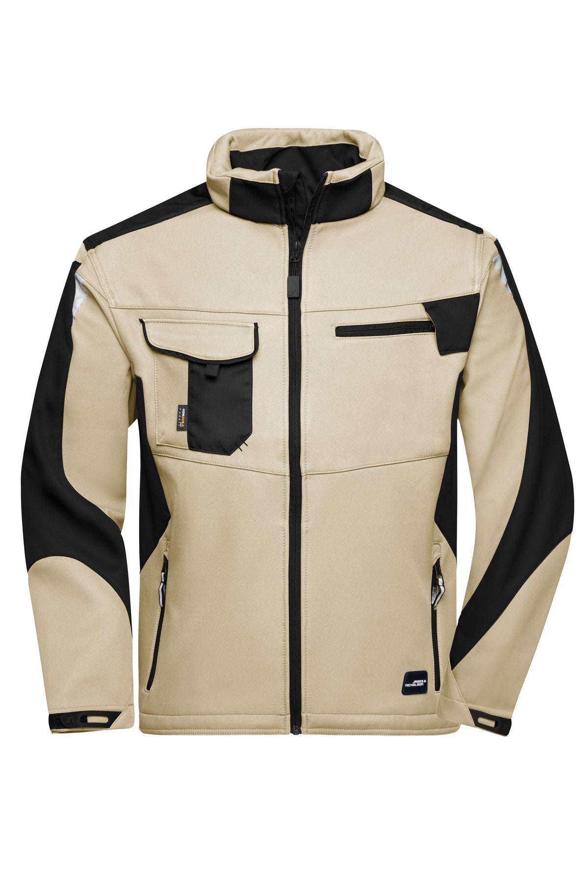 Workwear Softshell Jakke - Stone/Black