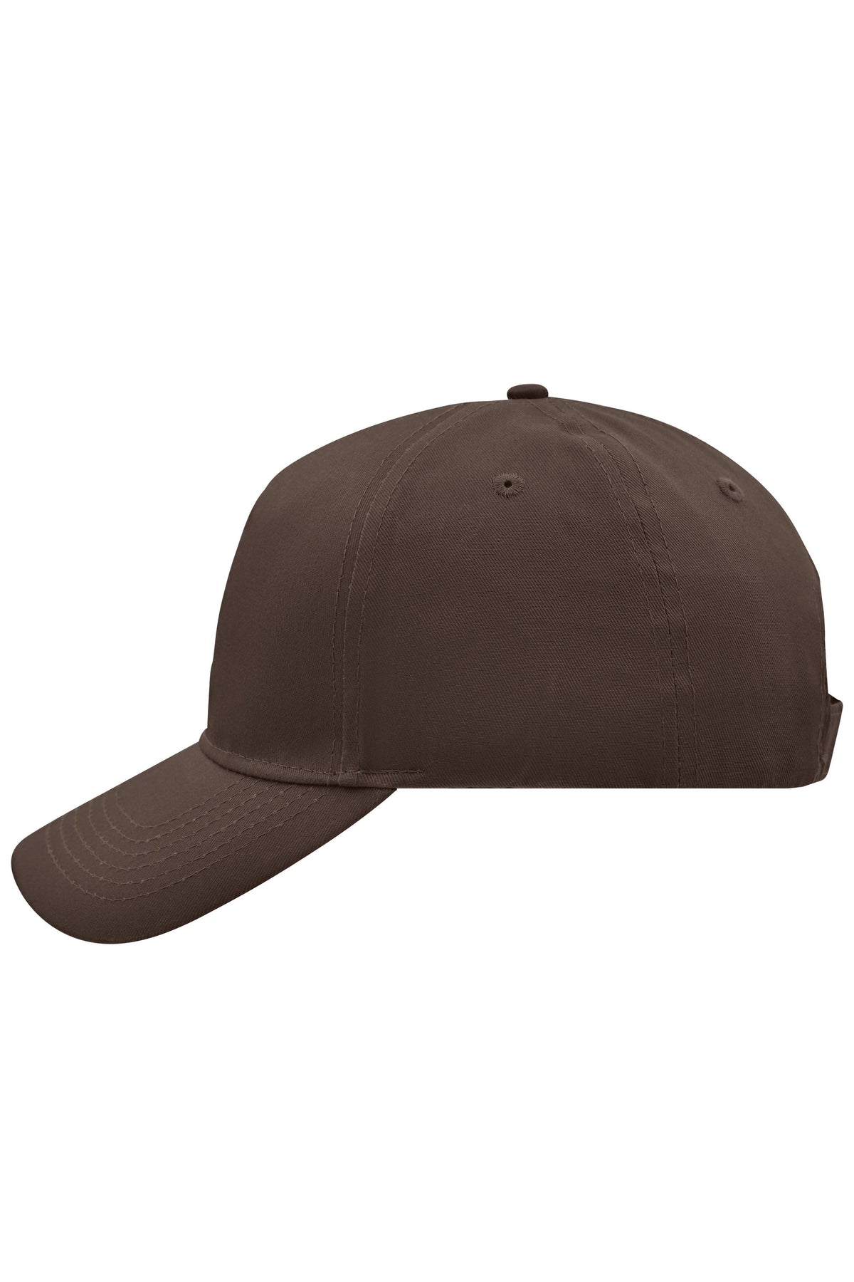 Unbrushed 5 Panel Cap - Dark Brown