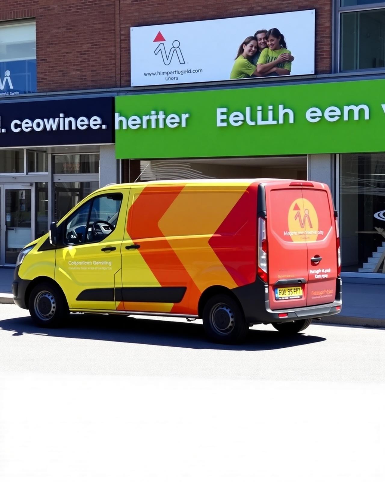 Bildekoration og facadeskilte