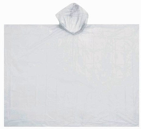 Poncho "AUTUMN" med hætte