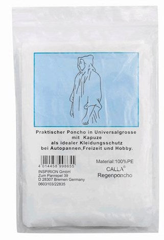 Poncho "AUTUMN" med hætte