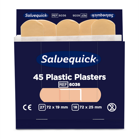 Plastic Plasters 45 pcs 6 Refill - Cederroth