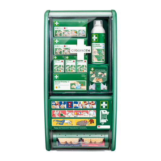 Soft Foam incl Dispenser First Aid Station - Cederroth