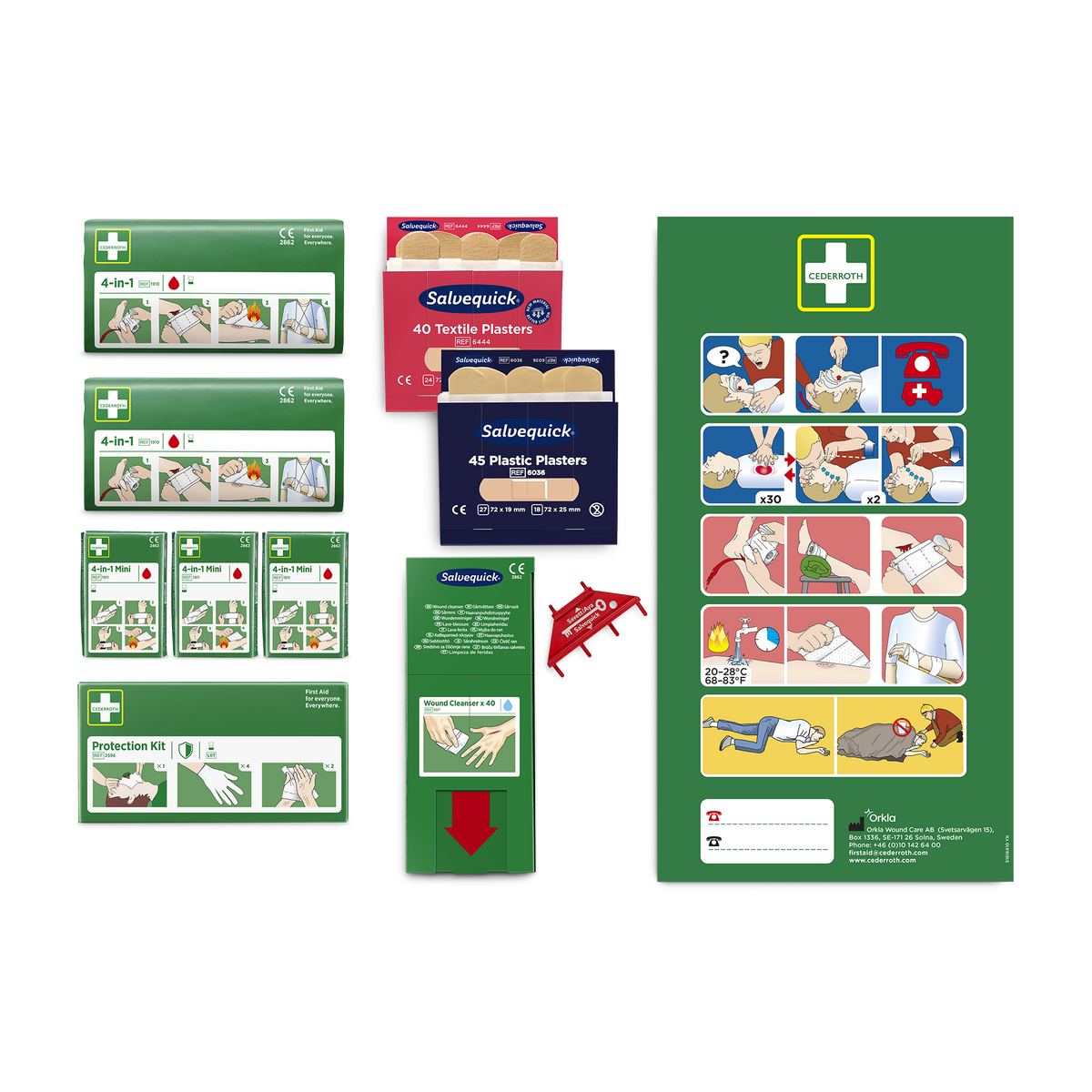 First Aid Pack Refill - Cederroth