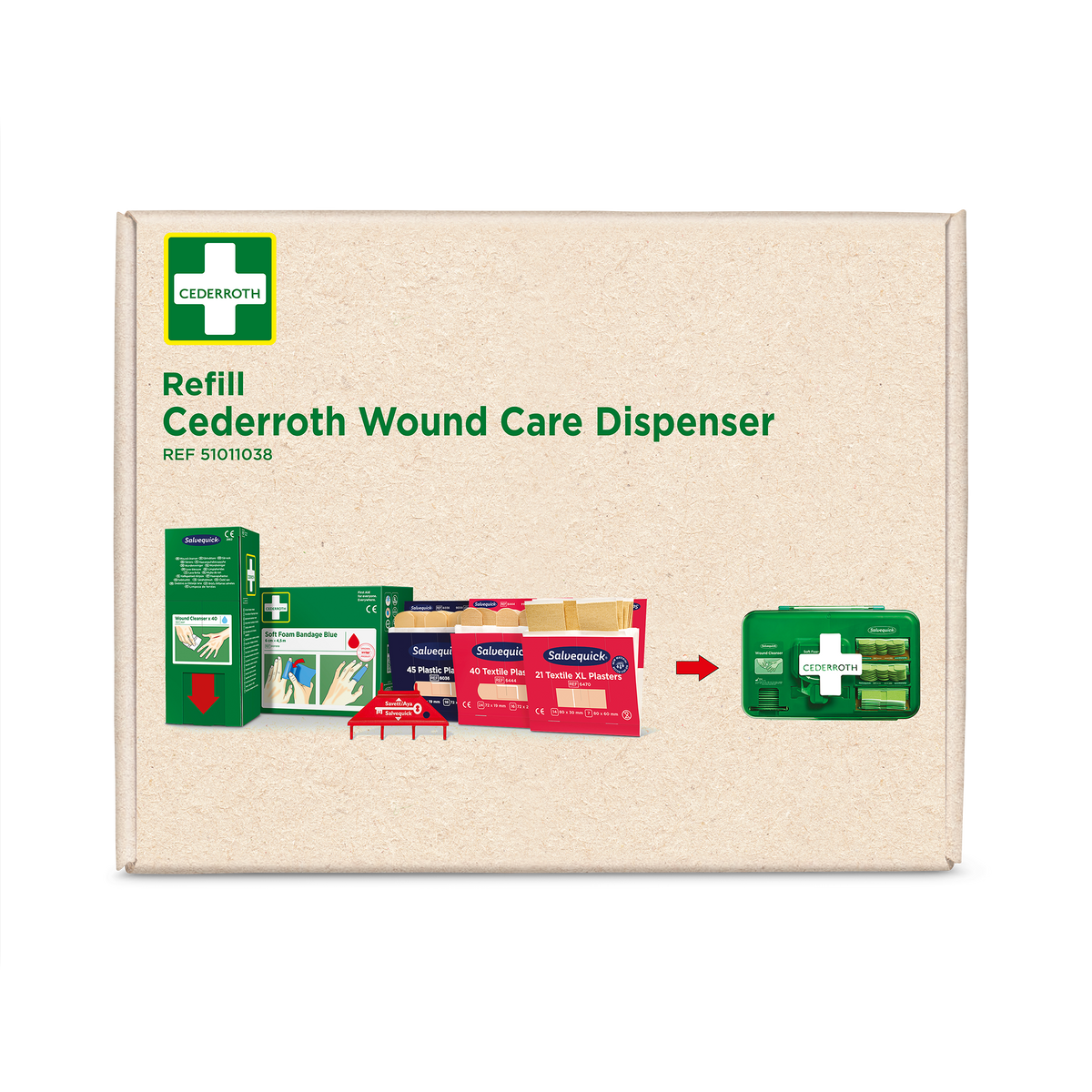 Complete Wound Care Dispenser Refill - Cederroth