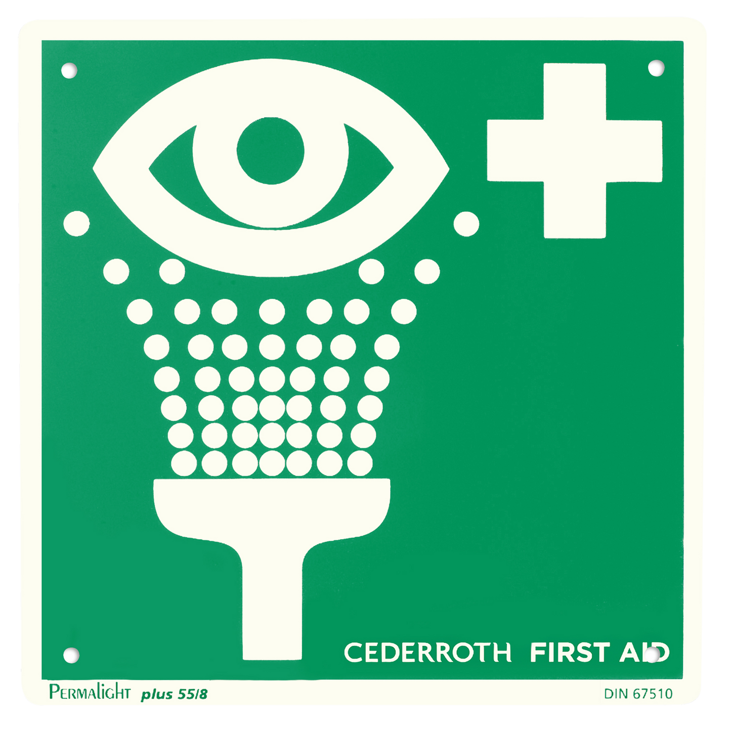 Eye Wash Sign - Cederroth