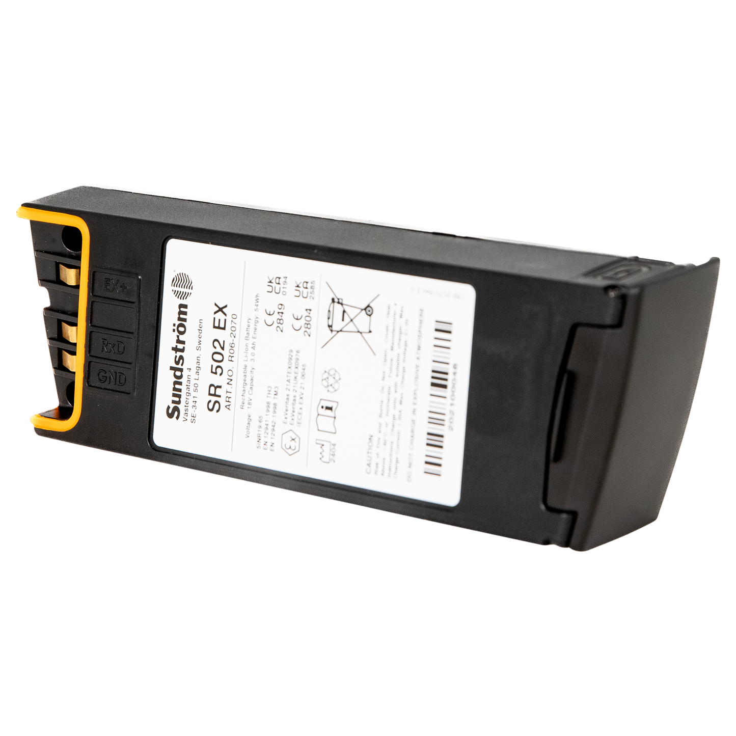 SR 502 EX Battery Spare Parts - Sundström