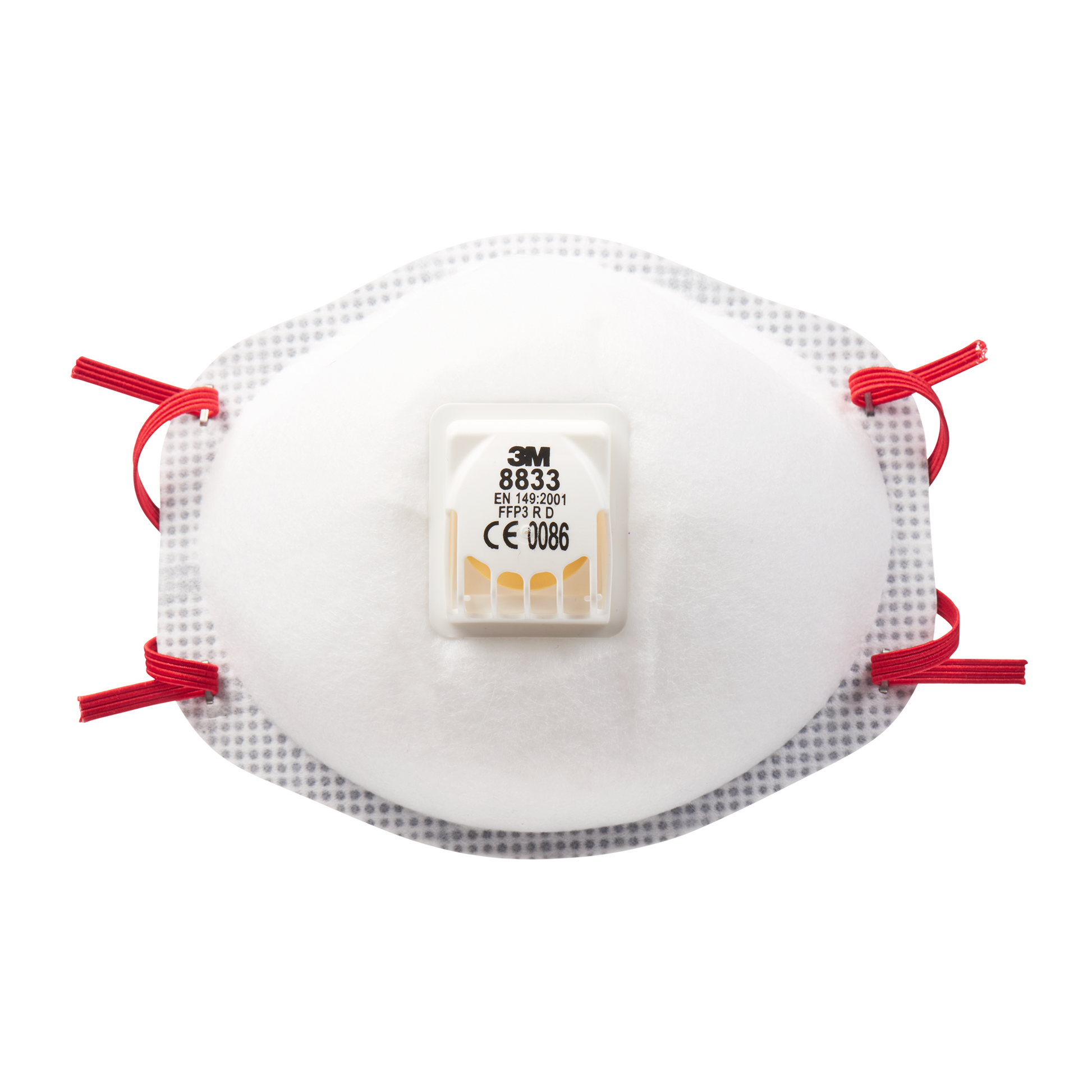 8833 Disposable 10p Half Face Mask - 3M