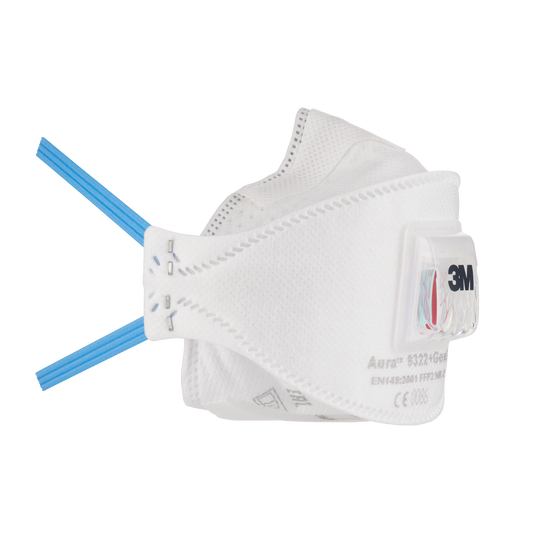 Aura 9322+G3 Disposable 10p Half Face Mask - 3M