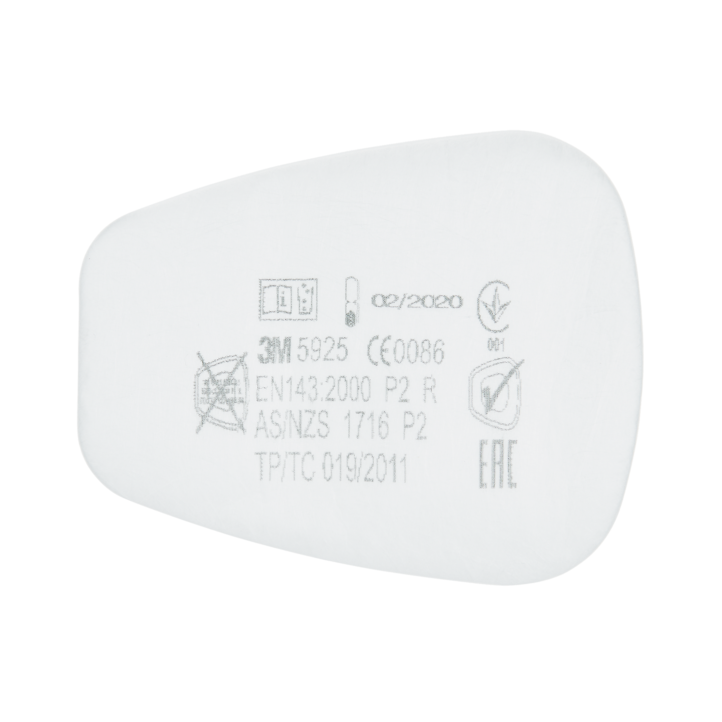 5925 P2 R 10pcs/2p Particle Filter - 3M