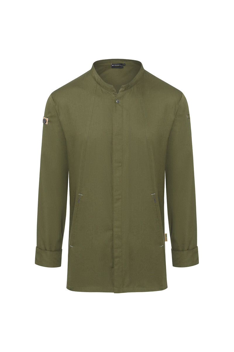 Karlowsky JM 35 Chef Jacket Gr - Moss Green