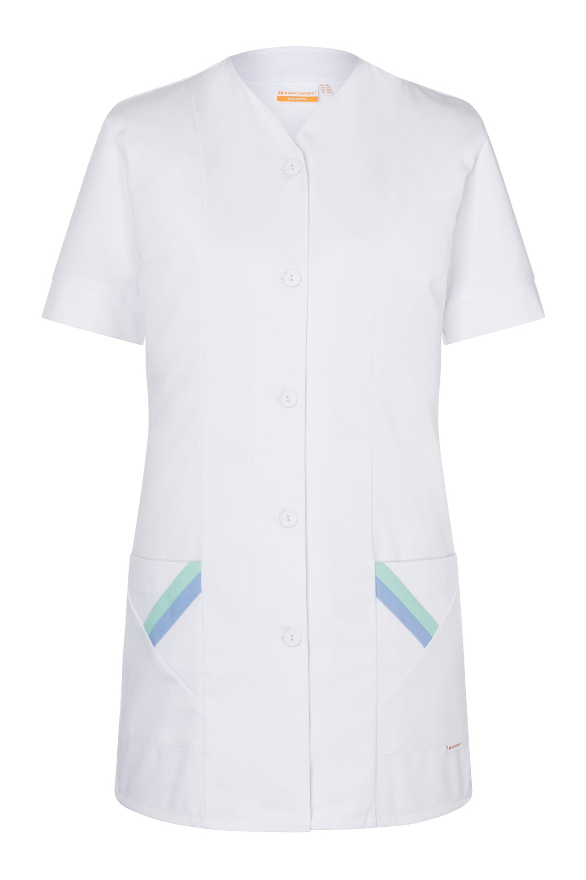 Karlowsky KS 37 Work Smock Mel - White