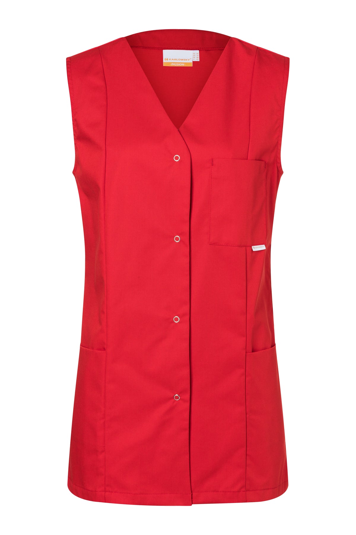 Karlowsky KS 40 Work Smock Sar - Red