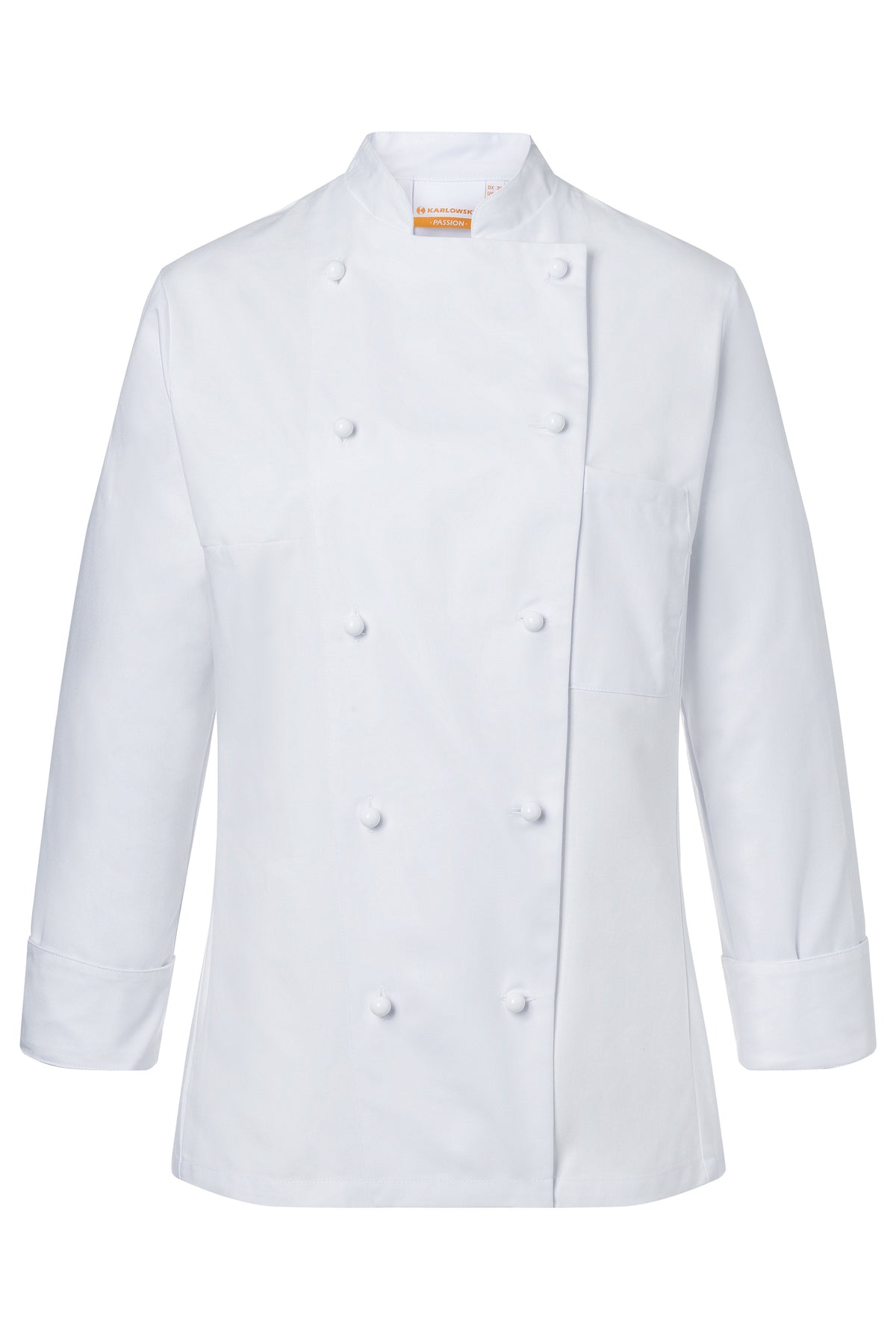 Karlowsky JF 1 Ladie Chef Jack - White