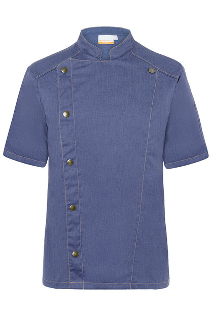 Karlowsky JM 32 SSL Chef Jacke - Vintage Blue