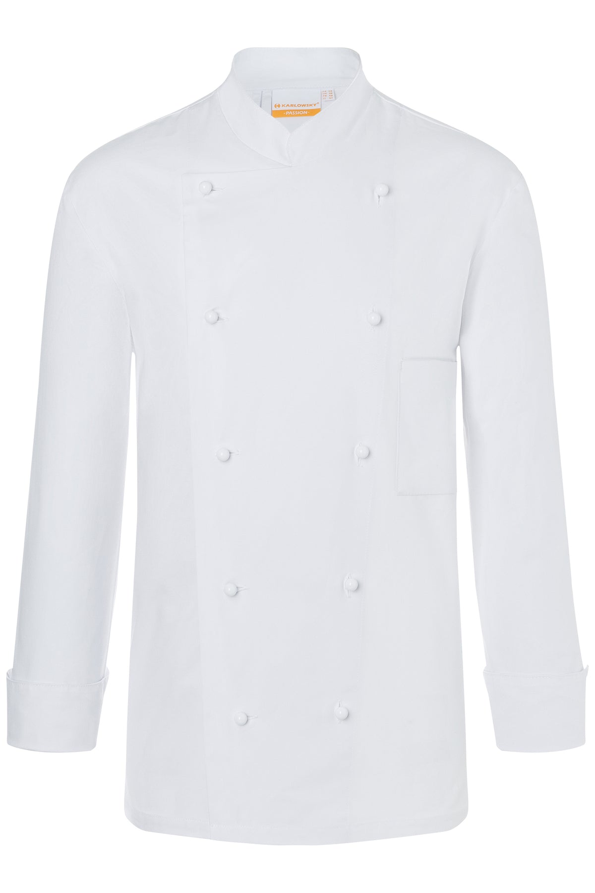 Karlowsky JM 8 Chefs Jacket Th - White