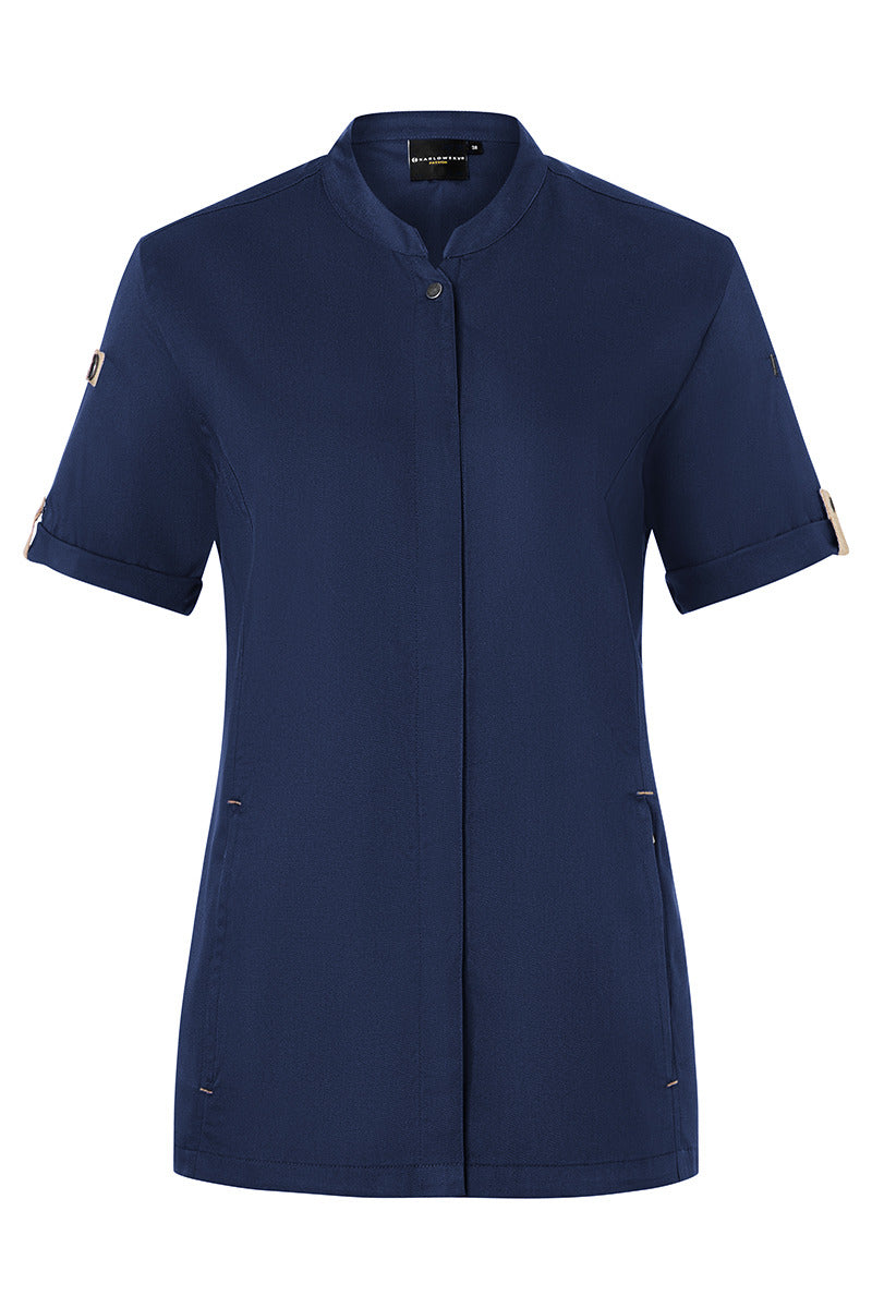 Karlowsky JF 27 Short-Sleeve L - Steel Blue