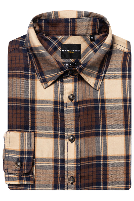 Karlowsky BM 9 Men shirt urban - Sahara