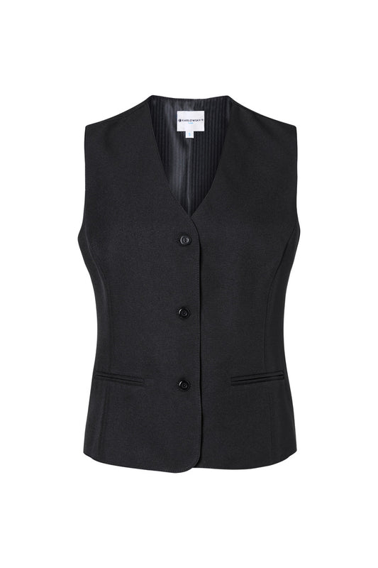 Karlowsky BWF 1 Ladie Waistcoa - Black