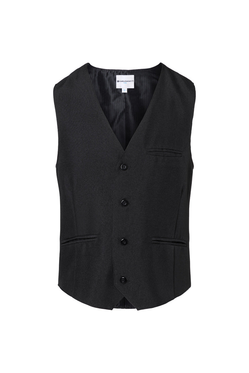 Karlowsky BWM 1 Men Waistcoat - Black