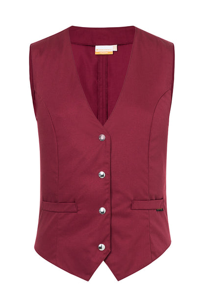 Karlowsky WF 2 Ladies Waiscoat - Bordeaux