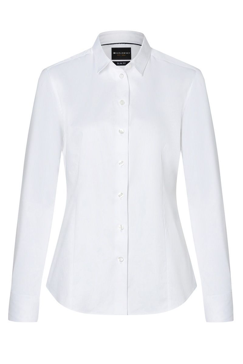 Karlowsky BF 11 Long sleeve Bl - White