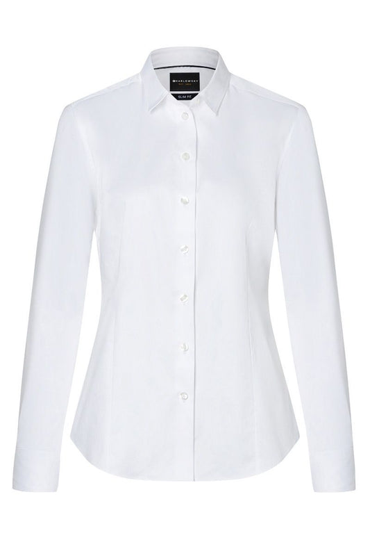Karlowsky BF 11 Long sleeve Bl - White