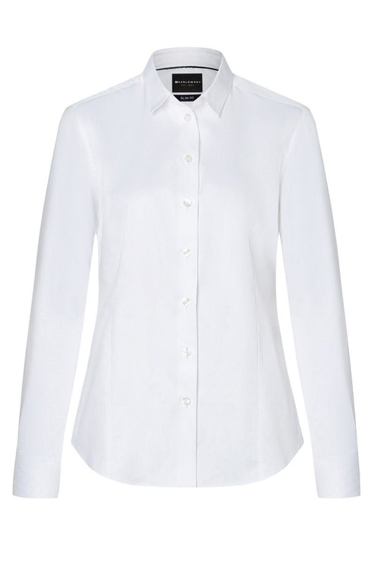 Karlowsky BF 12 Long sleeve Bl - White
