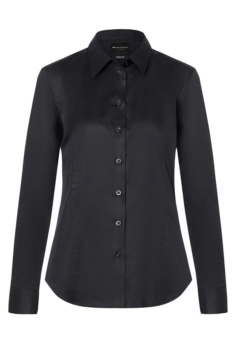 Karlowsky BF 12 Long sleeve Bl - Black
